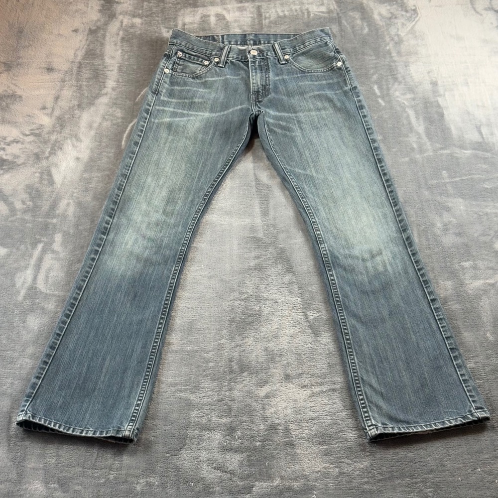 Levis 527 Slim Bootcut Jeans Mens 29x31.5 Medium Wash Blue Denim 100% Cotton